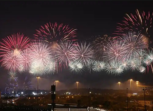 普兰县焰火晚会